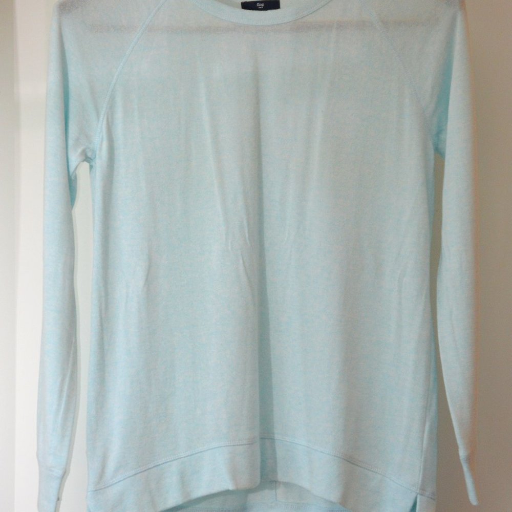 GAP baby blue long sleeve shirt